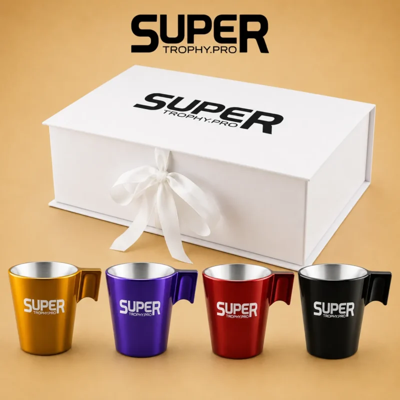 Coffret de 4 Tasses Expresso personnalisé