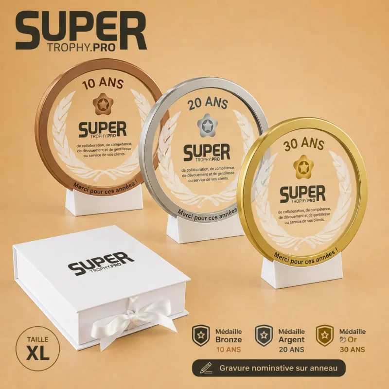 Coffret Médaille XL personnalisé