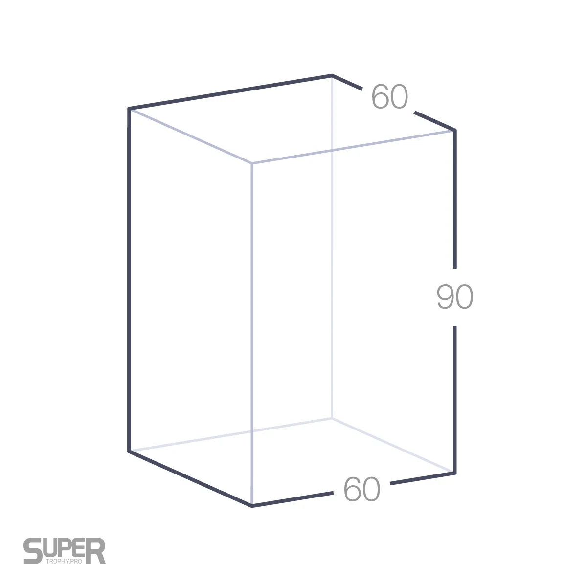 Bloc de verre gravé 9 cm personnalisé