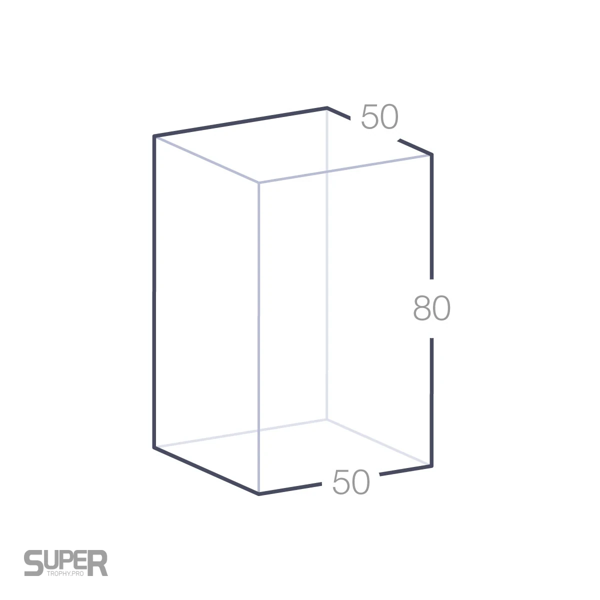 Bloc de verre 8 cm personnalisé