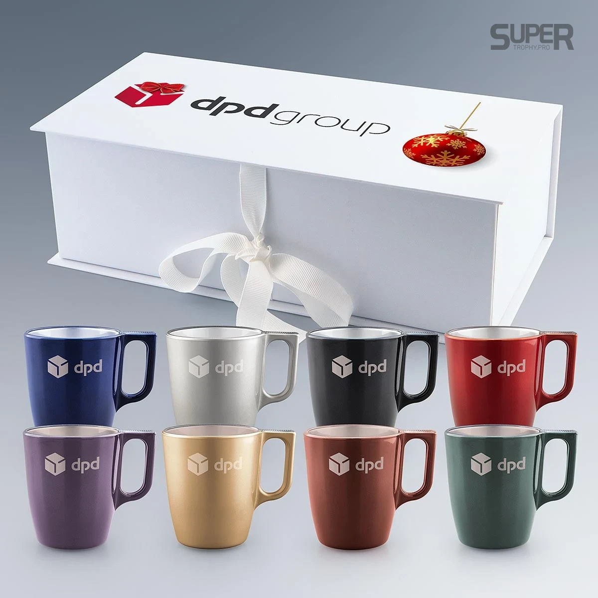 Coffret Duo de Mugs 25 cl personnalisé
