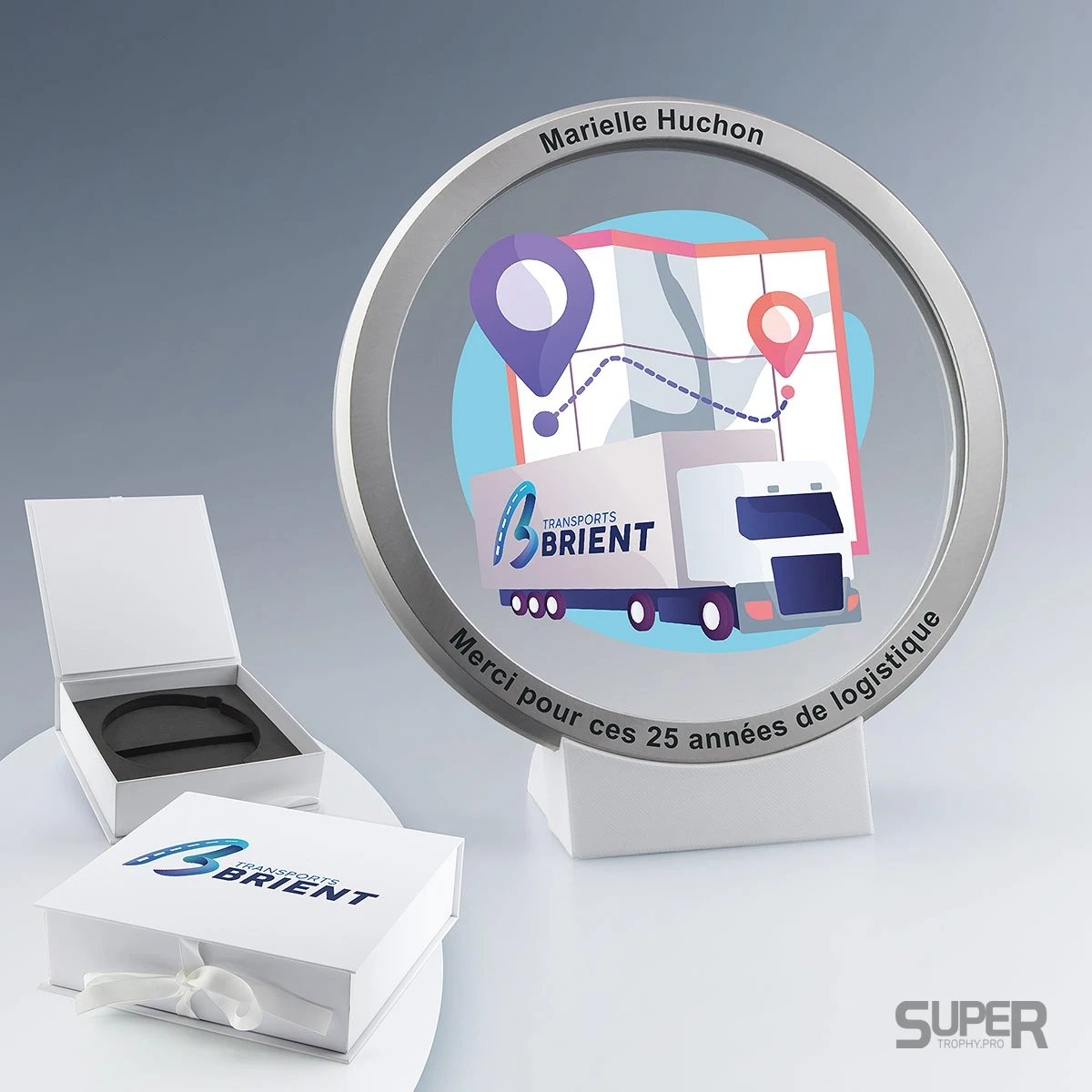 Coffret Médaille XL personnalisé