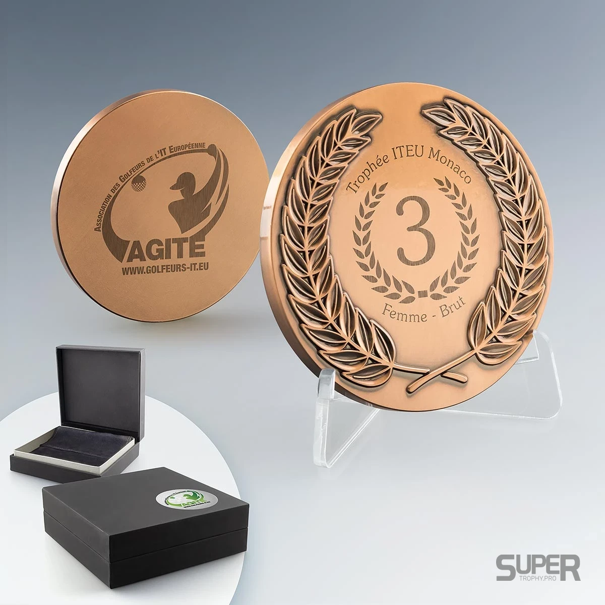 Médaille Lauriers personnalisée