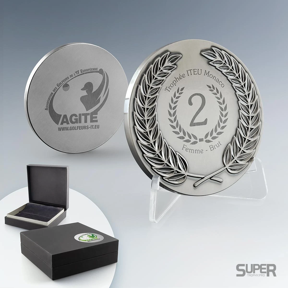 Médaille Lauriers personnalisée
