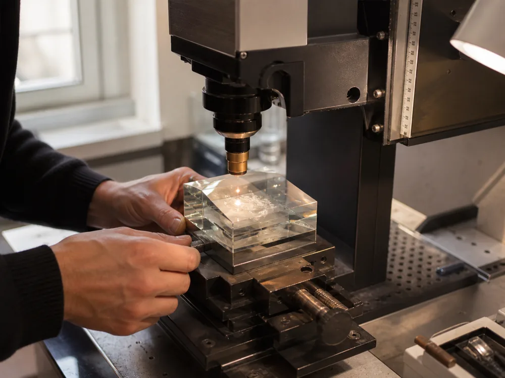 La gravure laser et le marquage couleur, en interne à Paris